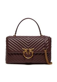 Pinko Torebka Love Lady Puff Big Cl 100042 A0GK Brązowy. Kolor: brązowy. Materiał: skórzane #6