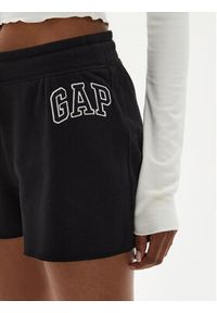 GAP - Gap Szorty sportowe 554857-07 Czarny Regular Fit. Kolor: czarny. Materiał: bawełna #4