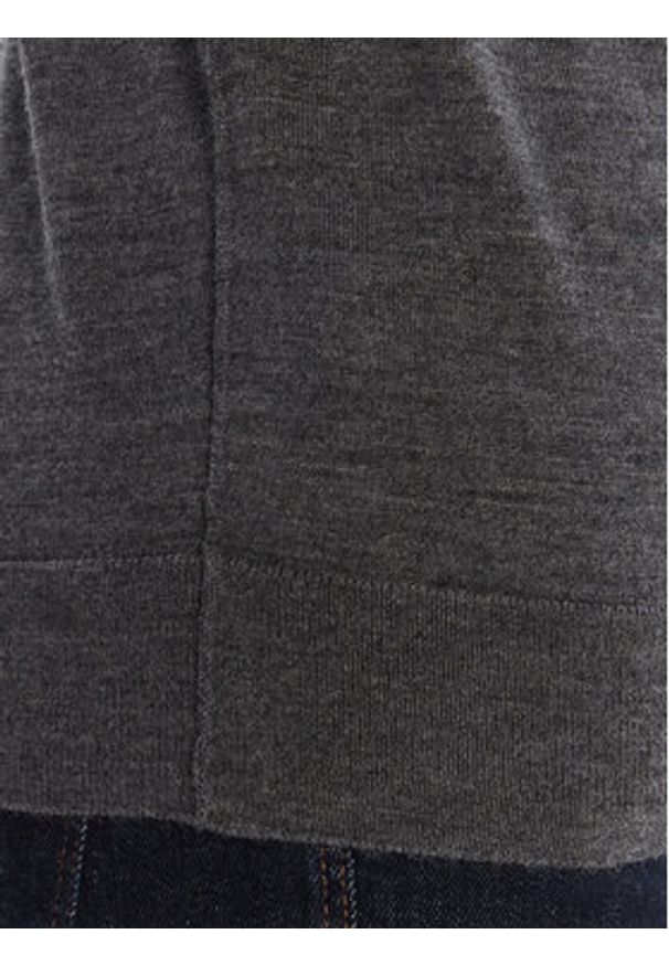 BOSS Sweter Fidenka 50545015 Szary Regular Fit. Kolor: szary. Materiał: wełna