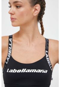 LABELLAMAFIA - LaBellaMafia top i szorty treningowe Waves kolor czarny. Kolor: czarny. Materiał: skóra, dzianina #8