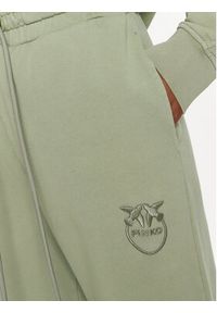 Pinko Spodnie dresowe Carico 100371 A1N7 Zielony Regular Fit. Kolor: zielony. Materiał: bawełna #5