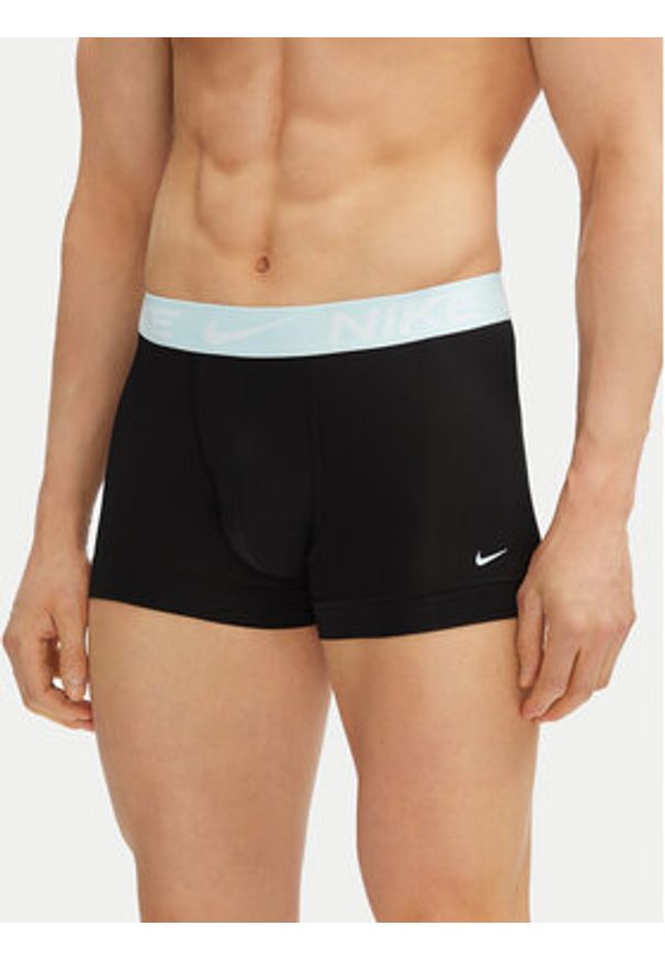 Nike Komplet 3 par bokserek 0000KE1156 Czarny. Kolor: czarny. Materiał: syntetyk