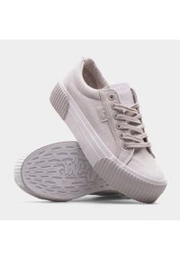 Trampki Lee Cooper W LCW-24-31-2178L beżowy. Okazja: na co dzień. Kolor: beżowy. Materiał: materiał, tkanina, syntetyk. Szerokość cholewki: normalna. Sezon: lato, wiosna. Styl: sportowy, casual #3