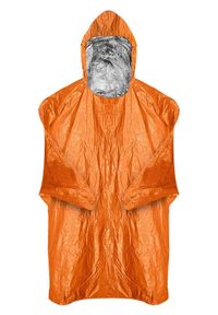 NEO TOOLS - Peleryna poncho termiczne wodoodporne 142 x 96 cm. Kolor: pomarańczowy