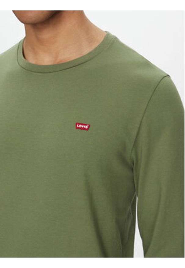 Levi's® Longsleeve Housemark 72848-0022 Zielony Regular Fit. Kolor: zielony. Materiał: bawełna. Długość rękawa: długi rękaw
