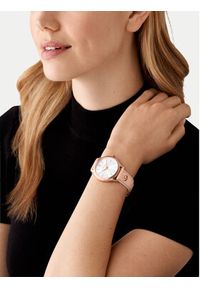 Michael Kors Zegarek Slim Runway MK7545 Różowy. Kolor: różowy. Materiał: skóra #2