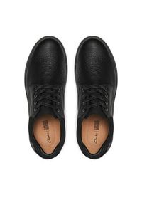 Clarks Półbuty Rockie Walk Gtx Gore-Tex 261734647 Czarny. Kolor: czarny. Materiał: skóra