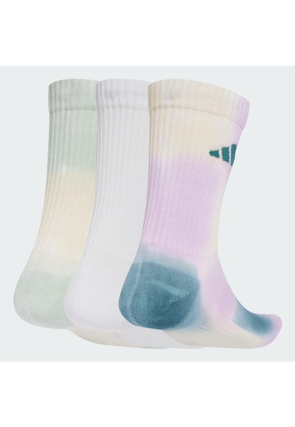 Adidas - Skarpety Tie-Dye 3 Pairs. Kolor: wielokolorowy, niebieski, fioletowy. Materiał: materiał