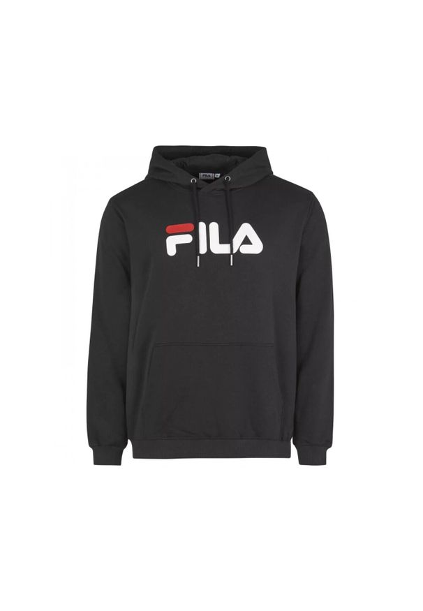 Bluza z kapturem Fila Barumini. Typ kołnierza: kaptur. Kolor: czarny. Materiał: poliester, bawełna