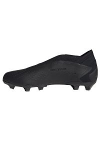 Adidas - Buty piłkarskie adidas Predator Accuracy.3 Ll Fg M GW4598 czarne czarne. Kolor: czarny. Materiał: syntetyk, guma. Sport: piłka nożna #3
