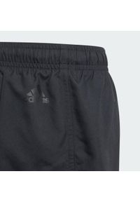 Adidas - Szorty Sportswear Essentials Logo CLX Swim Kids. Kolor: czarny, biały, wielokolorowy. Materiał: materiał