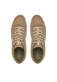 Calvin Klein Jeans Sneakersy Classic Cupsole Mg Canvas YM0YM01218 Zielony. Kolor: zielony. Materiał: materiał #5
