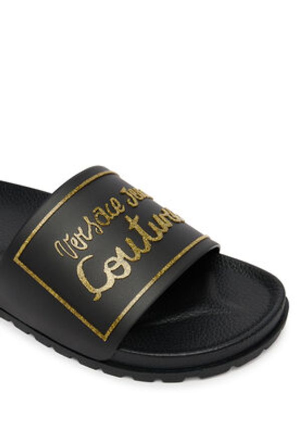 Versace Jeans Couture Klapki 80VA3SQ2 ZSS79 899 Czarny. Kolor: czarny. Materiał: syntetyk