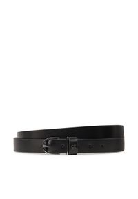 Calvin Klein Pasek Damski Ck Metal Loop Round Buckle 2.5 K60K613147 Czarny. Kolor: czarny. Materiał: skóra #1