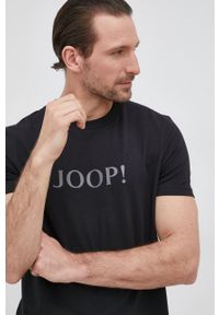 JOOP! - Joop! T-shirt męski kolor czarny z nadrukiem. Okazja: na co dzień. Kolor: czarny. Wzór: nadruk. Styl: casual #1