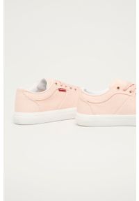Levi's® - Levi's Tenisówki damskie kolor różowy. Okazja: na spotkanie biznesowe. Nosek buta: okrągły. Zapięcie: sznurówki. Kolor: różowy. Materiał: guma. Styl: biznesowy #3