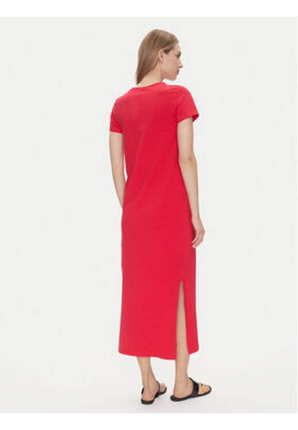JDY Sukienka codzienna Ava 15321069 Czerwony Regular Fit. Okazja: na co dzień. Kolor: czerwony. Materiał: bawełna. Typ sukienki: proste. Styl: casual