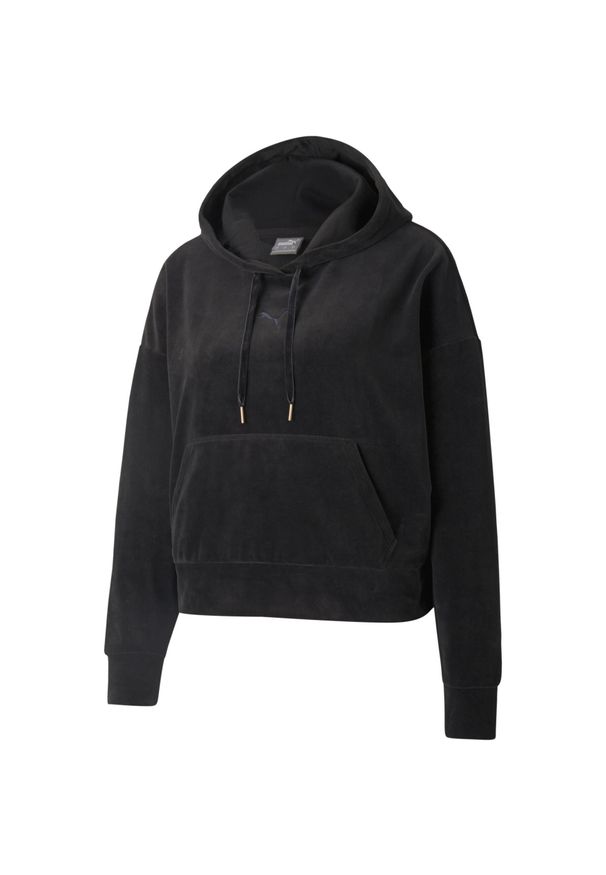 Puma Bluza Her 58952001. Kolor: czarny. Materiał: dresówka