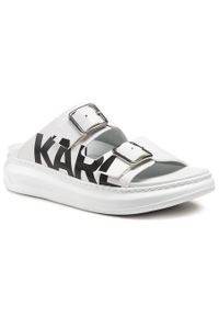 Karl Lagerfeld - Klapki KARL LAGERFELD KL62505 White Lthr. Kolor: biały. Materiał: skóra #1