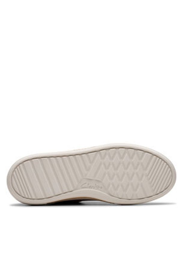Clarks Sneakersy Hollyhock Walk 26181357 Złoty. Kolor: złoty. Materiał: skóra