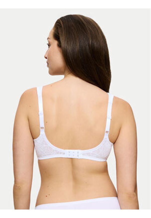 Triumph Biustonosz z fiszbiną Comfort Minimizer 10166827 Biały. Kolor: biały. Materiał: syntetyk