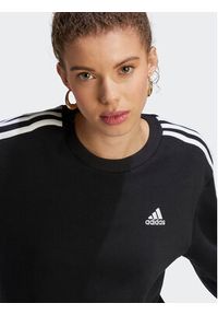 Adidas - adidas Bluza HZ5744 Czarny Regular Fit. Kolor: czarny. Materiał: bawełna #4