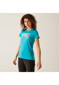 Regatta - Koszulka damska Fingal VIII. Kolor: niebieski. Materiał: tkanina. Sport: turystyka piesza #1