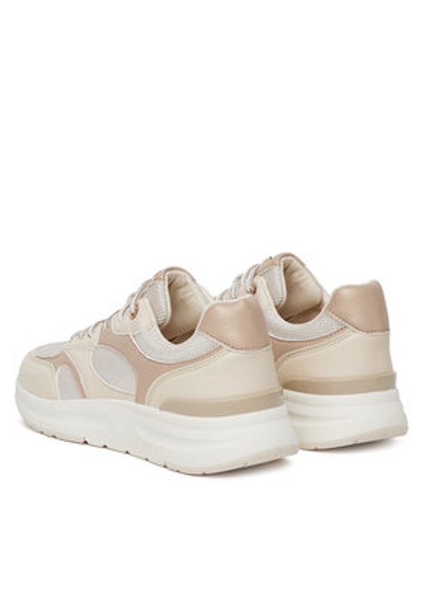 MEXX Sneakersy MI001014151W Beżowy. Kolor: beżowy. Materiał: skóra
