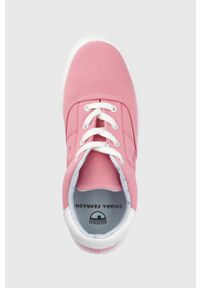 Chiara Ferragni tenisówki damskie kolor różowy. Zapięcie: sznurówki. Kolor: różowy. Materiał: guma #4