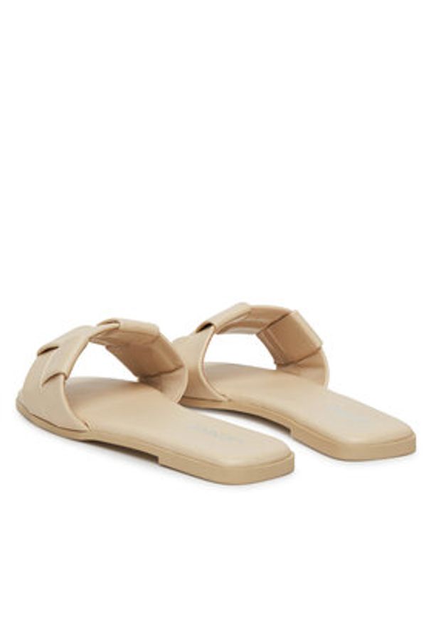 Jenny - JENNY Klapki RZ45505030 Beżowy. Kolor: beżowy. Materiał: materiał, syntetyk