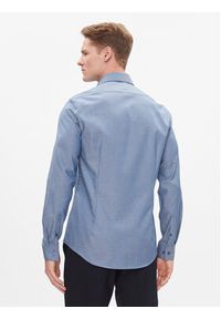Calvin Klein Koszula K10K112299 Niebieski Slim Fit. Kolor: niebieski. Materiał: bawełna #2