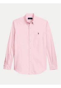 Polo Ralph Lauren Koszula Core Replen 710549084 Różowy Slim Fit. Typ kołnierza: polo. Kolor: różowy. Materiał: bawełna #5
