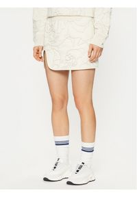 Lacoste Spódnica mini JF5192 Beżowy Regular Fit. Kolor: beżowy. Materiał: bawełna #1