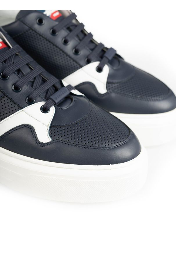 Baldinini Sneakersy | 097900XVIVI | Mężczyzna | Granatowy. Kolor: niebieski. Materiał: skóra. Wzór: aplikacja
