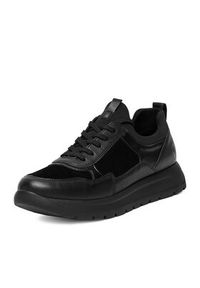 Remonte Sneakersy D2V00-00 Czarny. Kolor: czarny. Materiał: skóra