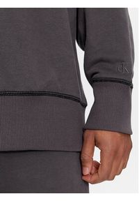 Calvin Klein Jeans Bluza Wash Monologo Hoodie J30J324623 Czarny Regular Fit. Kolor: czarny. Materiał: bawełna