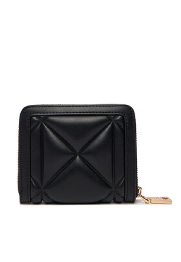 Love Moschino - LOVE MOSCHINO Portfel JC5641PP0NLC0000 Czarny. Kolor: czarny. Materiał: skóra