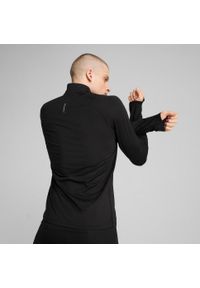 Bluzka Puma M Run Velocity Cloudspun 14 Zip, Mężczyźni. Kolor: czarny. Materiał: poliester, materiał. Sport: bieganie