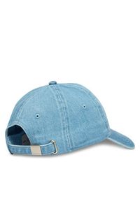 Calvin Klein Czapka z daszkiem Monogram Embroidery Denim Cap LV04G5003G Niebieski. Kolor: niebieski. Materiał: bawełna #3