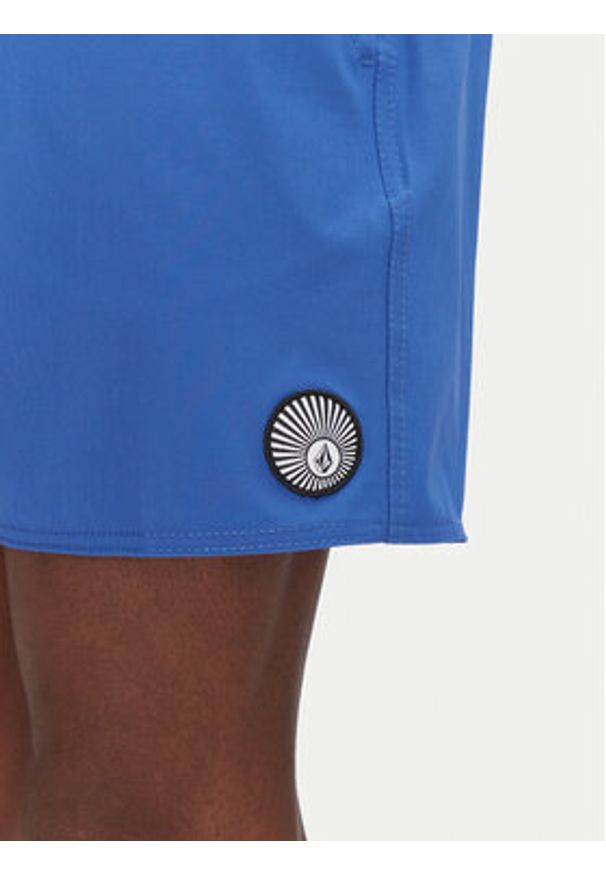 Volcom Szorty kąpielowe Lido A2512503 Niebieski Regular Fit. Kolor: niebieski. Materiał: syntetyk