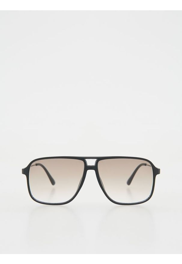 Reserved - Okulary przeciwsłoneczne AVIATOR - czarny. Kolor: czarny