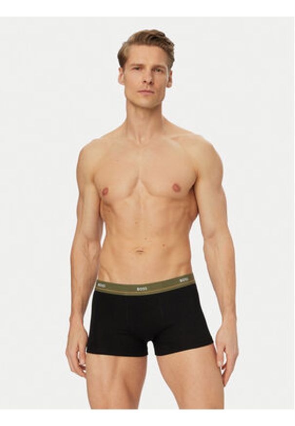 BOSS Komplet bokserek 50531660 Czarny. Kolor: czarny. Materiał: bawełna