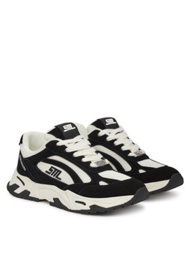Steve Madden Sneakersy Sneak Peak-E SM19000129 Czarny. Kolor: czarny. Materiał: materiał