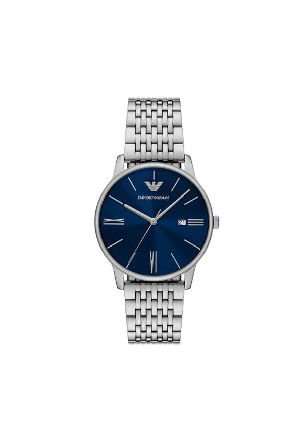 Emporio Armani Zegarek Minimalist AR11674 Srebrny. Kolor: srebrny