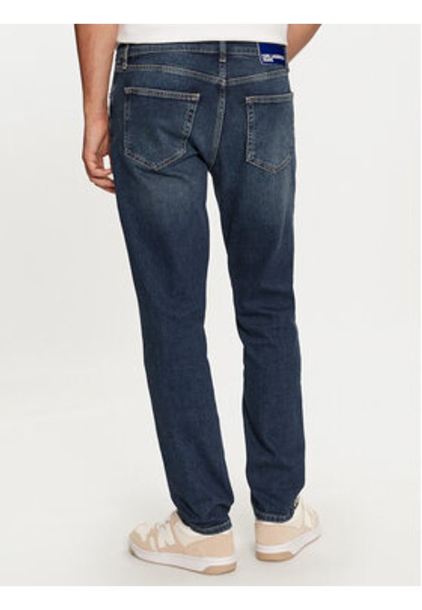 Karl Lagerfeld Jeans Jeansy 246D1103 Granatowy Slim Fit. Kolor: niebieski