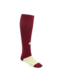 Skarpetogetry do piłki nożnej LOTTO SOCK TEAM. Kolor: czerwony. Sport: turystyka piesza #1