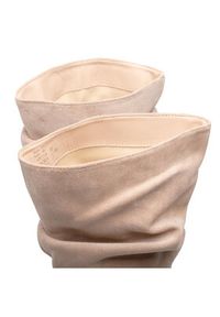 DeeZee Kozaki ZALSQ900-2 Beżowy. Kolor: beżowy. Materiał: materiał #4