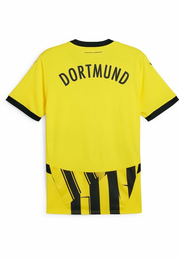 Puma - Męska koszulka pucharowa Borussia Dortmund 24/25 PUMA Faster Yellow Black. Kolor: żółty, wielokolorowy, czarny