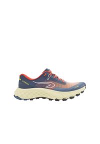 KIPRUN - Buty do biegania w terenie męskie Kiprun MT Cushion 2. Kolor: pomarańczowy, wielokolorowy, niebieski. Materiał: kauczuk, materiał. Szerokość cholewki: normalna