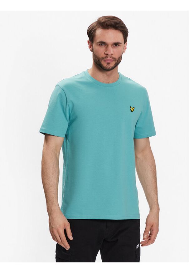 Lyle & Scott T-Shirt Plain T-Shirt TS400VOG Niebieski Regular Fit. Kolor: niebieski. Materiał: bawełna